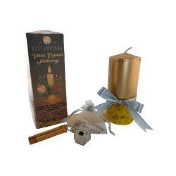 Vela especial de Ano Novo da HOSTENATURA - Encerramento de ciclos, Purificação, Abertura de caminhos, Sorte e Abundância