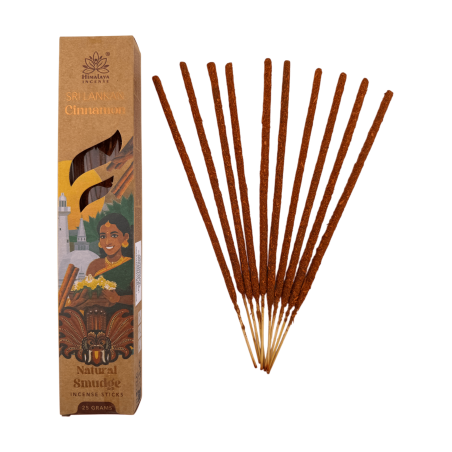 Sri-lankisches Zimträucherwerk, natürliches Räucherwerk aus dem Himalaya, Soul Origins – 25-g-Packung