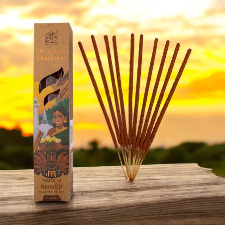 Incenso alla cannella dello Sri Lanka, Himalayan Soul Origins, smudge naturale - Scatola da 25 g