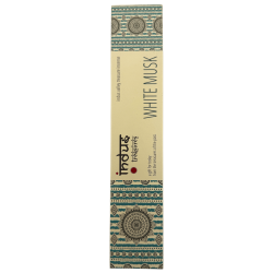 Encens Banjara Indus Musc Blanc - Boîte de 15 g Masala