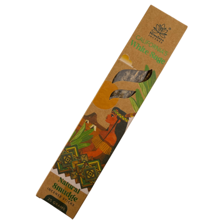 بخور مريمية بيضاء طبيعية من كاليفورنيا، أصول روح الهيمالايا - علبة ٢٥ غرام