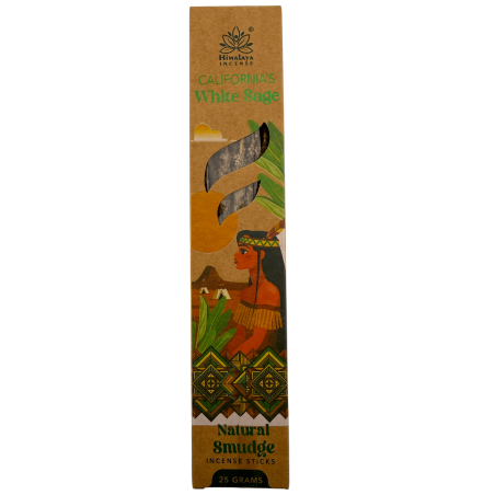 Incienso Salvia Blanca de California Natural Smudge Orígenes Himalayan Soul - Cajita de 25gr.