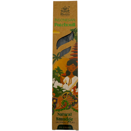Patchouli Incense Indonesia Natural Smudge Origins Himalayan Soul - scatola da 25 gr.