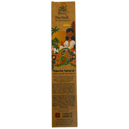 Patchouli Incense Indonesia Natural Smudge Origins Himalayan Soul - scatola da 25 gr.