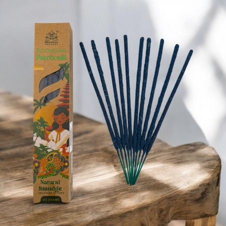 Patchouli Incense Indonesia Natural Smudge Origins Himalayan Soul - scatola da 25 gr.