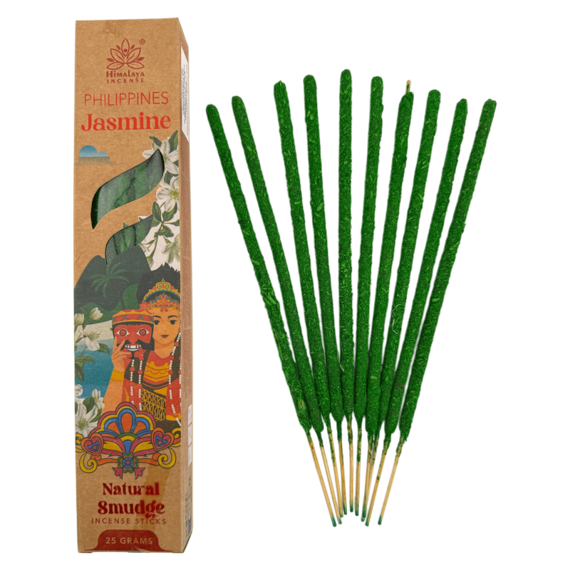 Naturlig Smudge filippinsk jasminrökelse - Himalayan Soul Origins - 25g förpackning-Naturlig Smudge-rökelse Origins Himalaya-rökelse-HOSTENATURA