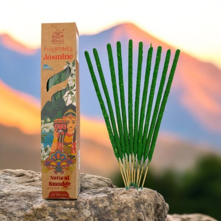 Encens naturel au jasmin des Philippines - Himalayan Soul Origins - Boîte de 25 g