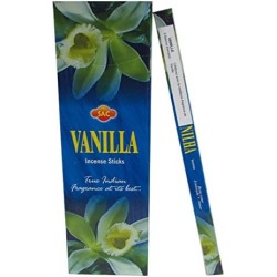 Encens à la vanille SAC - Boîte de 6 paquets...