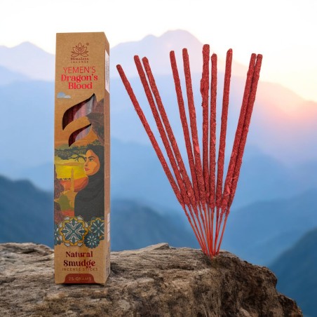 Incienso Sangre de Dragón Yemen Natural Smudge Orígenes Himalayan Soul - Cajita de 25gr.