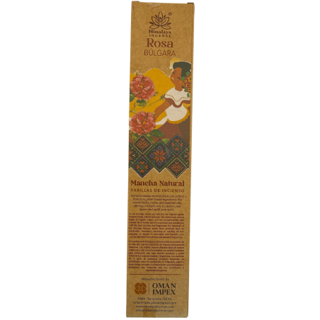Natural Bulgarian Rose Incense Smudge Himalayan Soul Origins - 25g Box