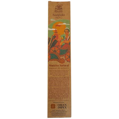 Incienso Sándalo Indio Natural Smudge Orígenes Himalayan Soul - Cajita de 25gr.