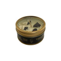 Vela Aroma Crystal Turmalina AROMA FRAGRANCES Aroma Sándalo - 65gr. - 5-6h de duración