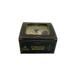 クリスタルトルマリンAROMA FRAGRANCESキャンドル - サンダルウッドの香り - 65g - 持続時間5～6時間