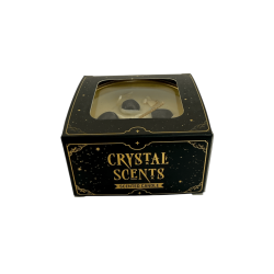 شمعة AROMA FRAGRANCES التورمالين الكريستالي - برائحة خشب الصندل - 65 غرام - تدوم من 5 إلى 6 ساعات