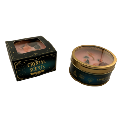 Doftljus AROMA FRAGRANCES kristalllapis lazuli - blommig blandning - 65 g - 5-6 timmars dofttid