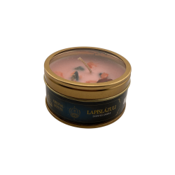 شمعة AROMA FRAGRANCES اللازورد الكريستالي - مزيج من روائح الأزهار - 65 غرام - مدة الاشتعال من 5 إلى 6 ساعات