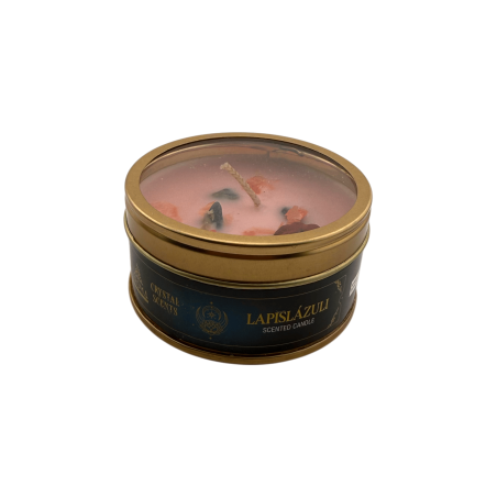 Crystal Lapis Lazuli AROMA FRAGRANCES Candle - Floral Mix Fragrance - 65g - 5-6h duration