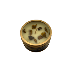 AROMA FRAGRANCES „Kristall-Tigerauge“ – Vanilleduft – 65 g – Brenndauer: 5–6 Stunden