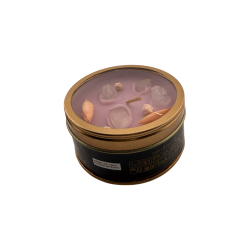 Crystal Rose Quartz AROMA FRAGRANCES Candle - 65g - 5-6h burn time