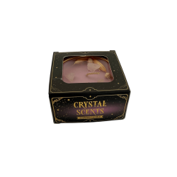 Crystal Rose Quartz AROMA FRAGRANCES Candle - 65g - 5-6h burn time