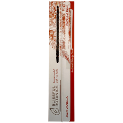 Blissful Botanics TULASI Organic Vanilla Incense - Natural Artisan - Sweet Vanilla - 8 Organic Incense Sticks