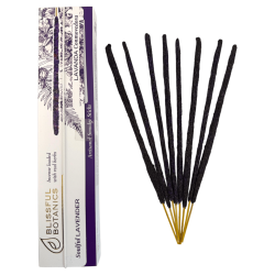Blissful Botanics TULASI Organisk Lavendelrökelse - Naturlig Hantverksmässig - Inspirerande Lavendel - 8 Organiska Rökelsepinnar