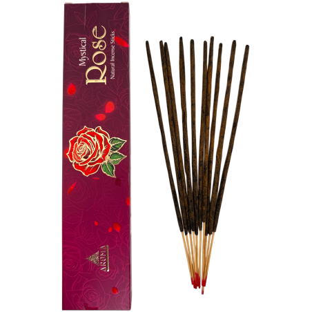 Mystical Rose Masala wierook met aroma AROMA - Doosje van 24 g natuurlijke Indiase wierook