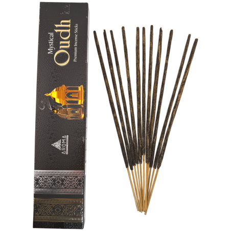 Mystiska Oudh Masala Rökelse AROMA Dofter - 24g Ask med naturlig indisk rökelse