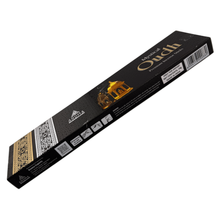 Encens massala Mystical Oudh AROMA Fragrances - Capseta de 24gr d'encens natural índia