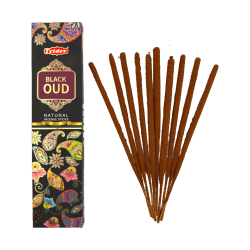 Kadzidełka naturalne Tridev Black Oud – 10 bardzo grubych patyczków