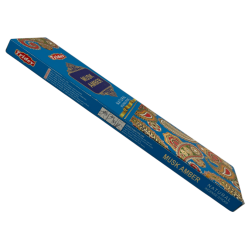 Bâtonnets d'encens naturels Tridev Amber Musk - 10 bâtonnets extra épais