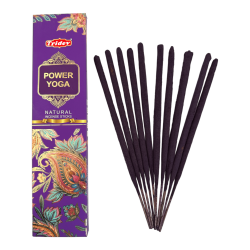 Tridev Yoga Power Natural Incense Sticks - 10 Extra Thick Sticks
