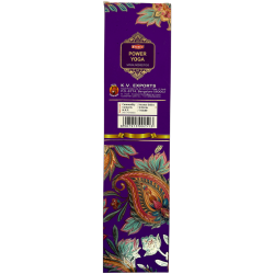 Bastoncini di incenso naturale Tridev Yoga Power - 10 bastoncini extra spessi