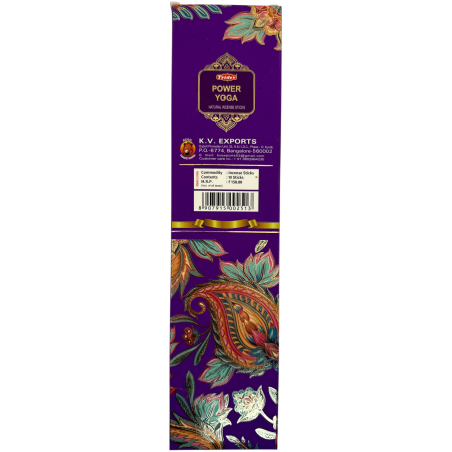 Incienso Tridev Yoga Power Natural Incense Sticks - 10 varillas extra gruesas
