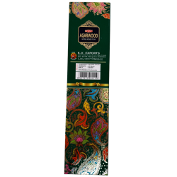 Incienso Tridev Agarwood Madera de Agar Natural Incense Sticks - 10 varillas extra gruesas
