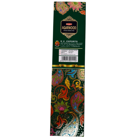 Incienso Tridev Agarwood Madera de Agar Natural Incense Sticks - 10 varillas extra gruesas