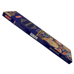 Tridev Natural Meditation Incense Sticks - 10 Extra Thick Sticks