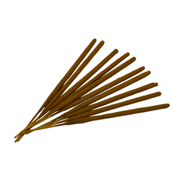 Bastoncini di incenso naturale Tridev Golden Kasturi - 10 bastoncini extra spessi