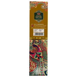 Bastoncini di incenso naturale Tridev Golden Kasturi - 10 bastoncini extra spessi