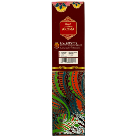 Encens Tridev Aroma Diví Natural Incense Sticks - 10 varetes extra gruixudes