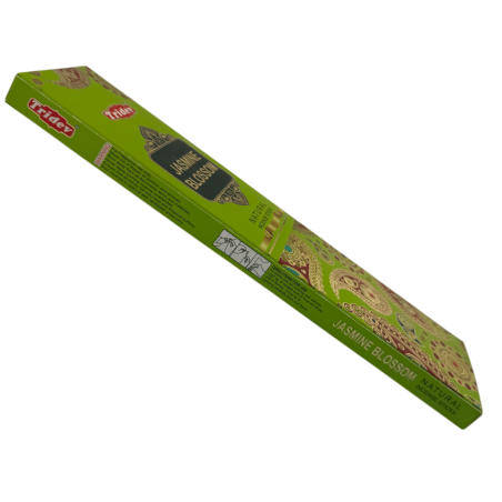 Tridev Natural Jasmine Flower Incense Sticks - 10 Extra Thick Sticks