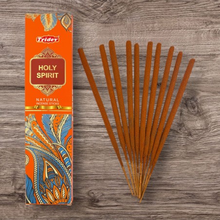Incienso Tridev Holy Spirit Natural Incense Sticks - 10 varillas extra gruesas