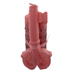 Velón Llave del Poder Unión Matrimonio HOSTENATURA - 14x8cm - Vela Esotérica Artesanal