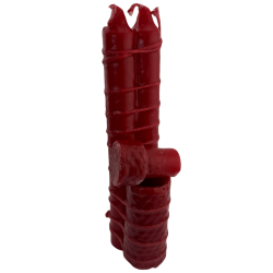 Bougie spéciale puissante pour l'union (20 x 3 cm) - Contient des poudres et un rituel - Union des couples et des familles