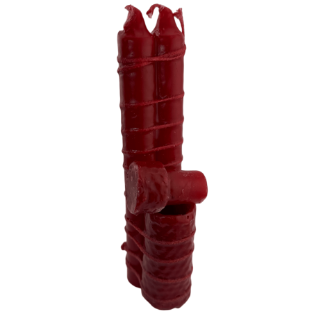 Lumânare puternică Uniune Specială 20x3cm - Include Pudre și Ritual - Uniune de Cupluri și Familie