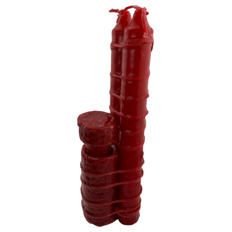 Candela potente per unione speciale 20x3 cm - Include polveri e rituale - Unione di coppie e famiglie
