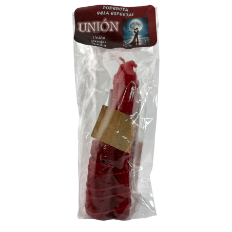 Lumânare puternică Uniune Specială 20x3cm - Include Pudre și Ritual - Uniune de Cupluri și Familie