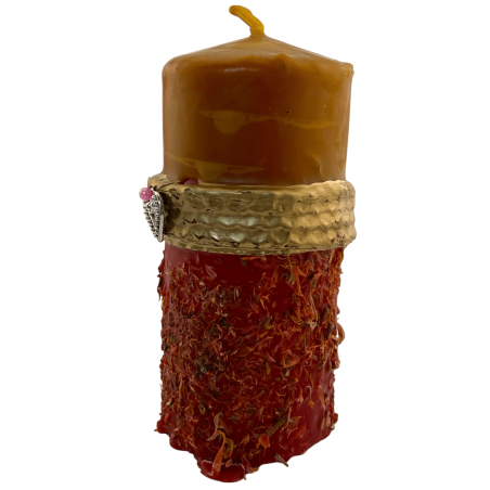 Veló Especial Sant Valentí Pacte d'Amor Etern - Espelma Esotèrica 14x6cm - Consagració, Vincle Etern i Unió Profunda