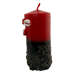 Vela Esotérica Especial para Eleggua 14x6cm - Abre Caminhos e Oferece Proteção