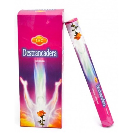 Encens déboucheur SAC - Boîte de 6 paquets hexagonaux de 20 bâtonnets chacun, soit 120 bâtonnets d'encens